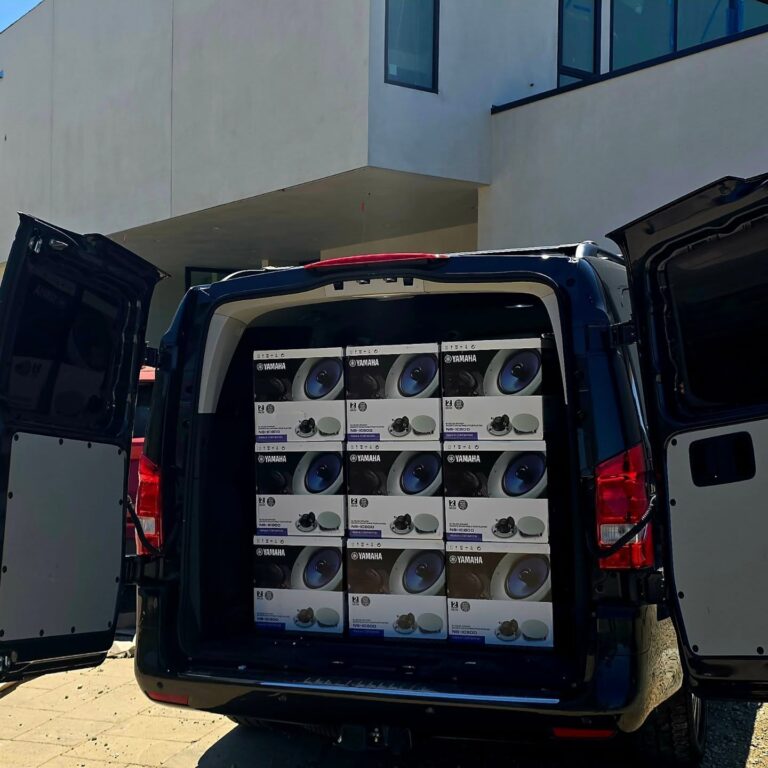 Coming soon, 36 indoor and 8 outdoor speakers installation.
